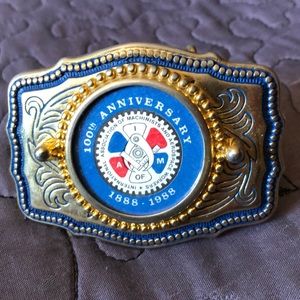 100th Anniversary Machinists and Aerospace buckle